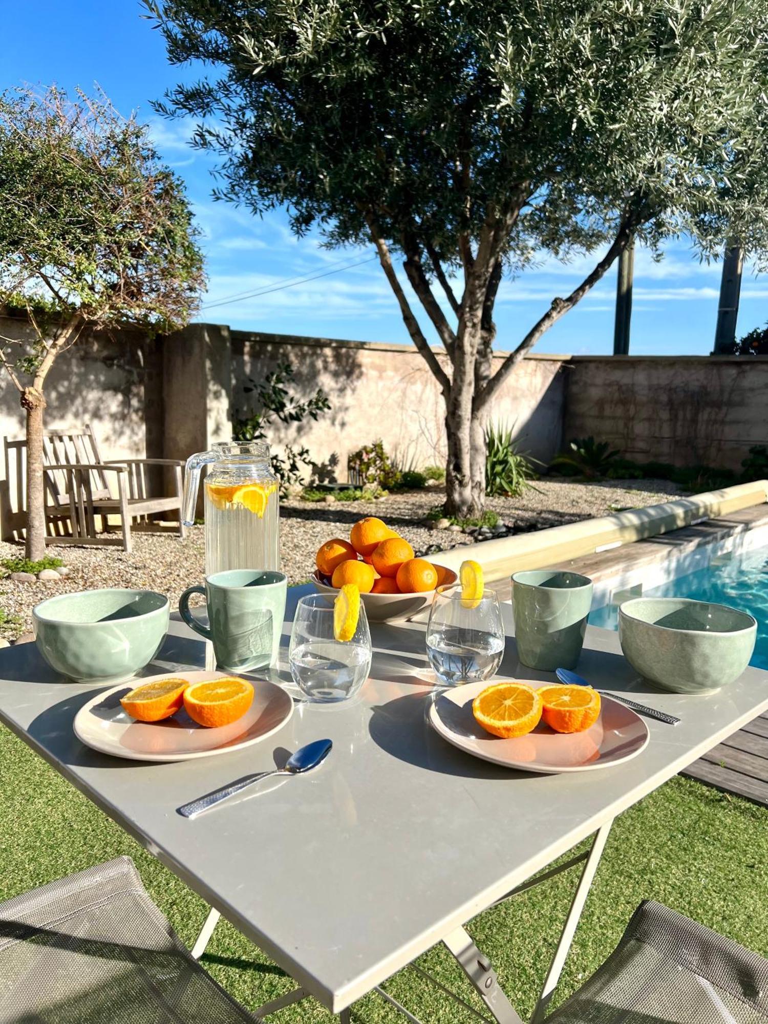 Appartement L'Arancetu Vue Mer Avec Piscine ビグーリア エクステリア 写真